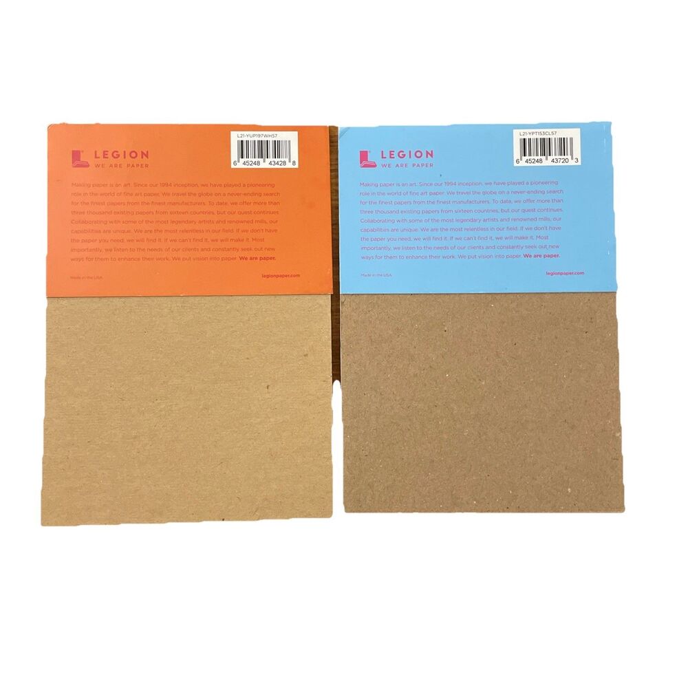 Lot 2 YUPO 5x7 Polypropylene Paper Pads White Translucent Slick Sheets